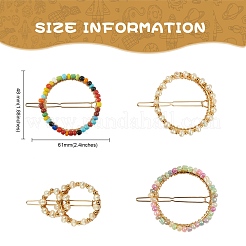 8Pcs 4 Style Alloy Claw Hair Clips&nbsp;PHAR-SZ0001-05