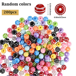 200Pcs Opaque Acrylic Beads&nbsp;OACR-SP0001-77