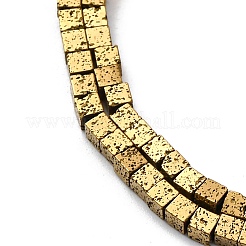 Electroplated Natural Lava Rock Beads Strands&nbsp;G-A256-B01-02I
