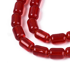 Transparent Glass Beads Strands&nbsp;GLAA-T028-14T-06