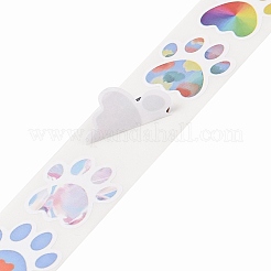 500Pcs Dog Paw Stickers&nbsp;AJEW-S089-05