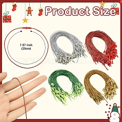 100Pcs Plastic Lanyard for Christmas Tree Decorations&nbsp;FIND-YW0007-81A