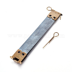 鉄内部フレックスフレーム  財布のためのフレックススプリングクリップ  ミックスカラー  104x29x3.2mm  ピン：32.3x7x1mm  穴：7x5mm&nbsp;FIND-WH0052-16A