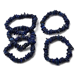 Natural Lapis Lazuli Chip Beaded Stretch Bracelets&nbsp;LS-GG-CBA0FEA-01A
