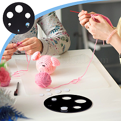 Acrylic Measuring Tool for Doll Craft Eyes&nbsp;TOOL-WH0155-110B-02
