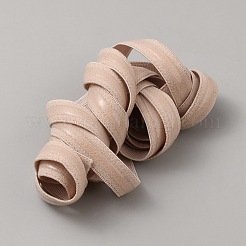 平らなナイロンリボン  シリコングリッパー弾性バンド  洋服アクセサリー  バリーウッド  12mm&nbsp;OCOR-WH20006-01D