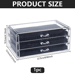 3-Tier Plastic Drawer-Style Storage Boxes&nbsp;AJEW-WH0077-265A