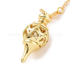 Brass Pointed Dowsing Pendulums&nbsp;AJEW-A044-01