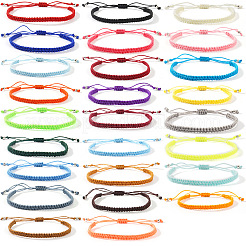 26Pcs Braided Nylon Cord Adjustable Bracelets Set for Women Men&nbsp;XS3159-1