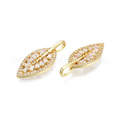 Brass Micro Pave Cubic Zirconia Pendants&nbsp;ZIRC-N039-221