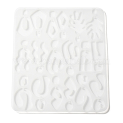 DIY Silicone Irregular Shape Pendant Molds&nbsp;DIY-M047-01A
