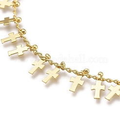 Brass Curb Chains Anklets&nbsp;AJEW-AN00301