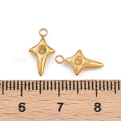 304 Stainless Steel Pendant Rhinestone Settings&nbsp;STAS-H241-27G