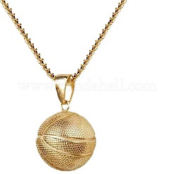 Basketball Alloy Pendant Necklaces&nbsp;FS-WG755B2-02