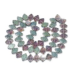 Electroplate Glass Beads Strand&nbsp;X-EGLA-S188-20-C01