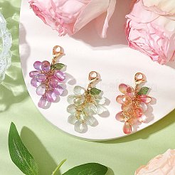 Teardrop Glass & Acrylic Pendant Decoration&nbsp;GL-CJ4893
