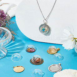 DIY Blank Photo Pendant Making Kit&nbsp;DIY-CA0004-53