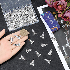 100Pcs Tibetan Style Alloy Pendant Rhinestone Settings&nbsp;TIBE-SC0002-58