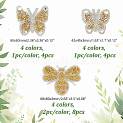 Butterfly/Bees Hotfix Rhinestone&nbsp;DIY-AR0004-60