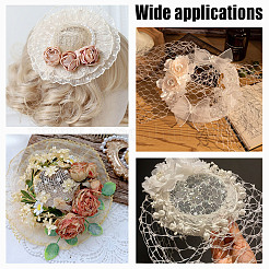 Linen Mini Hat Fascinator Base&nbsp;AJEW-WH0567-25A