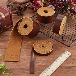 2M Flat AB Grade Cowhide Leather Cord&nbsp;AJEW-WH0479-73C-04