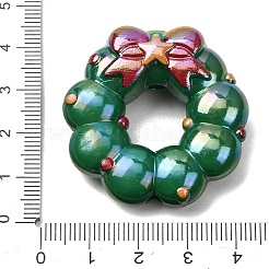 Christmas UV Plating Opaque Acrylic Beads&nbsp;AC-CBAC5B6-01C