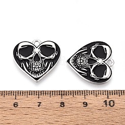 Halloween Theme Alloy and Enamel Pendants&nbsp;ENAM-T021-30G-01