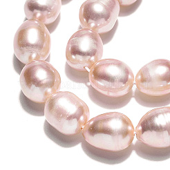 Natural Cultured Freshwater Pearl Beads Strands&nbsp;PEAR-N012-07O