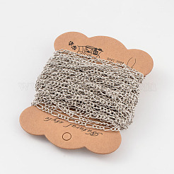 Platinum Plated Iron Figaro Chains Mother-Son Chains&nbsp;X-CHSM005Y-N