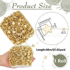Painted Plastic Ball & Star Chains&nbsp;KY-WH0054-03