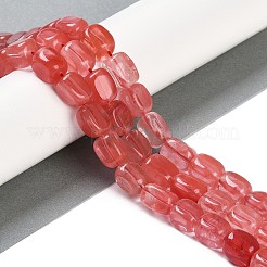 Cherry Quartz Glass Beads Strands&nbsp;G-M403-D02-01