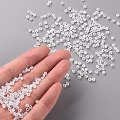 TOHO差し玉ビーズ  日本製シードビーズ  丸い穴  （半透明のセイロンスノーフレーク141)個  3.5x3x2.5mm  穴：0.8mm  約450 G /袋&nbsp;SEED-TM03-141