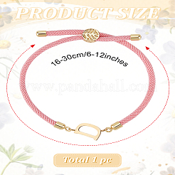 1Pc Adjustable Nylon Cord Slider Bracelets for Women&nbsp;BJEW-LP0001-32D-03