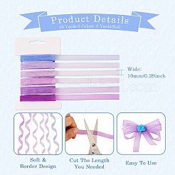 30 Yards 6 Colors Polyester Ribbon&nbsp;OCOR-TAC0028-06D