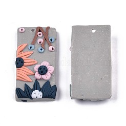 Handmade Polymer Clay Pendants&nbsp;CLAY-N010-013A
