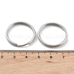 Non-Tarnish 304 Stainless Steel Split Key Rings&nbsp;STAS-Q314-02I-P