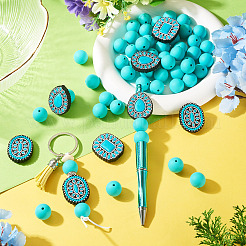 56Pcs 4 Styles Silicone Beads&nbsp;FIND-TA0010-75A