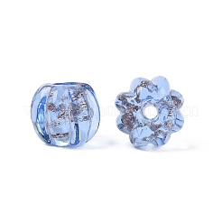 Handmade Gold Sand Lampwork Beads&nbsp;LAMP-Q039-08F