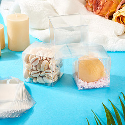 20Pcs Square Transparent Plastic PVC Box Gift Packaging&nbsp;CON-TA0001-26