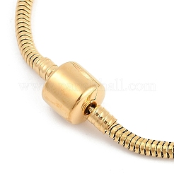 304 Stainless Steel Snake Chain Bracelets for Women Men&nbsp;BJEW-M052-01G