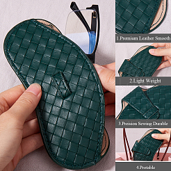 1Pc PU Leather Eyelasses Storage Bag&nbsp;AJEW-CN0002-61A