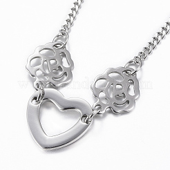 Tarnish Resistant 304 Stainless Steel Jewelry Sets&nbsp;SJEW-K137-03P
