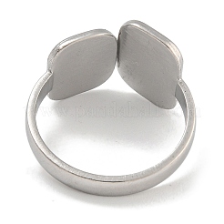 304 Stainless Steel Ring Components&nbsp;RJEW-U014-12P