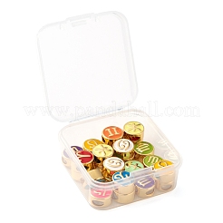24Pcs 12 Style Brass Enamel Beads&nbsp;KK-LS0001-44