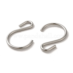 変色しない304ステンレススチールSフック留め具  ステンレス鋼色  32x22.5x2mm&nbsp;STAS-C085-03G-P