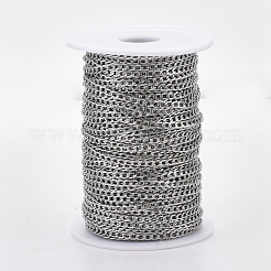 Tarnish Resistant 304 Stainless Steel Curb Chains&nbsp;STAS-R100-21