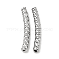 Non-Tarnish Textured 304 Stainless Steel Tube Beads&nbsp;STAS-P319-41P
