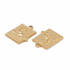 Ion Plating(IP) 304 Stainless Steel Bigs Pendants&nbsp;STAS-B031-16G