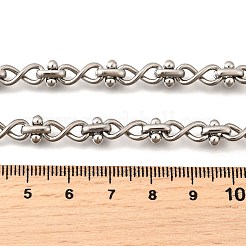 304 Stainless Steel Oval Infinity Link Chain Necklaces for Women Men&nbsp;NJEW-K249-20B-P