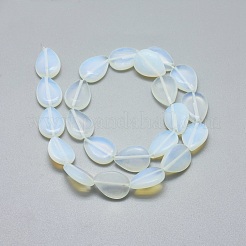 オパールビーズ連売り  ティアドロップ  18x13x4mm  穴：1mm  約22個/連  15.3インチ（39cm）&nbsp;G-G793-01B-04